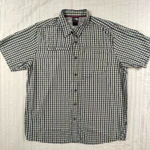 The North Face Checkered Button-Down Performance Shirt XL